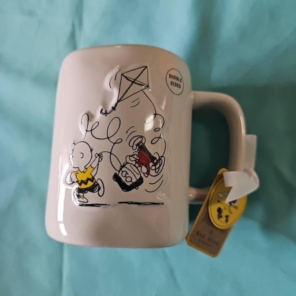 Rae Dunn X Peanuts Everything Seems Fine Ceramic Mug